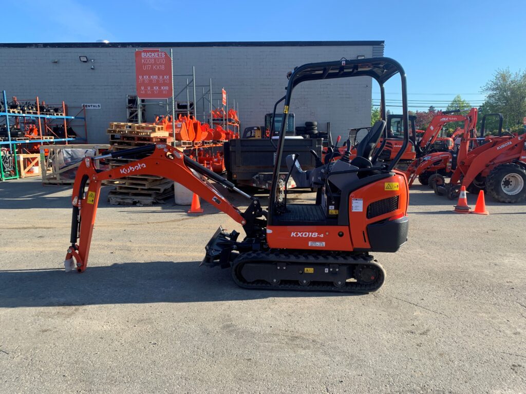 New Kubota KX018-4H Excavator 1