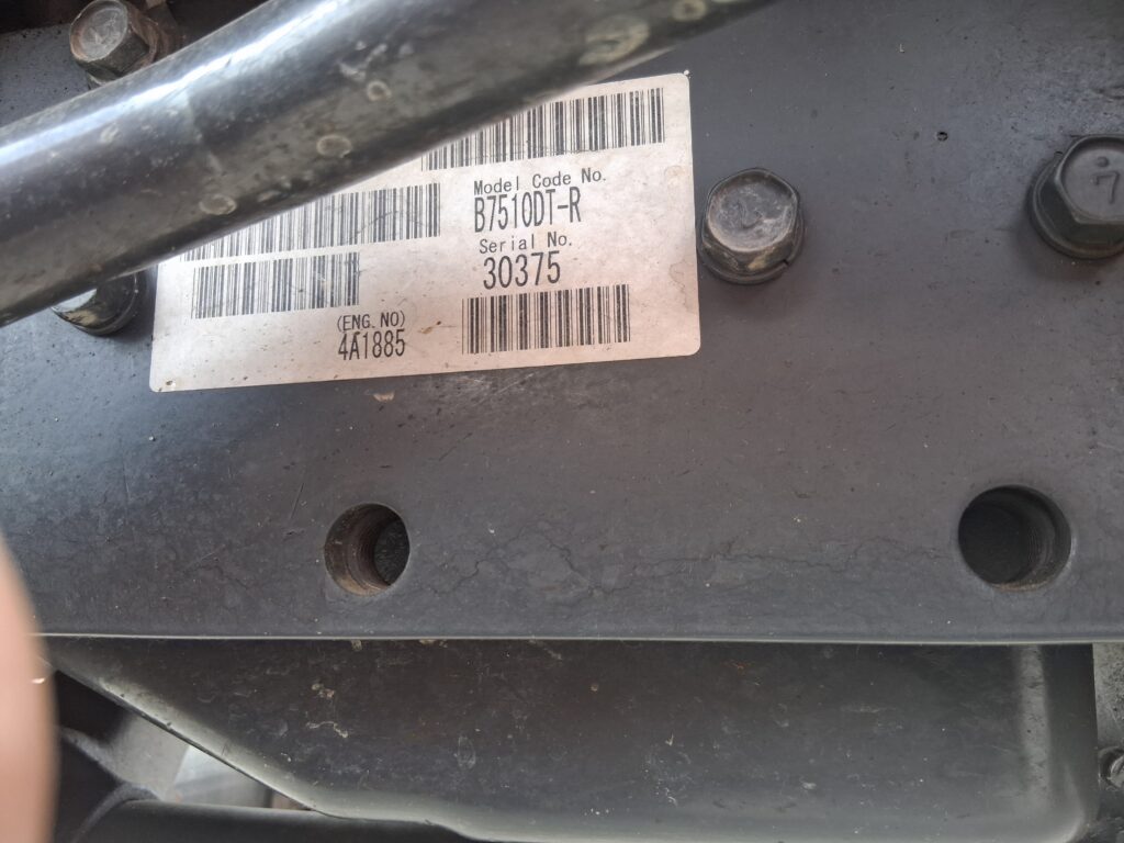 Used Kubota B7510 Tractor 8
