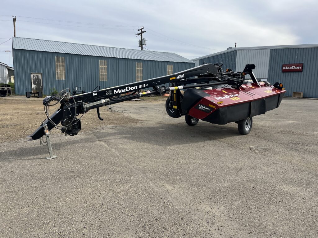 2024 MacDon R113PT Mower Conditioner with transport