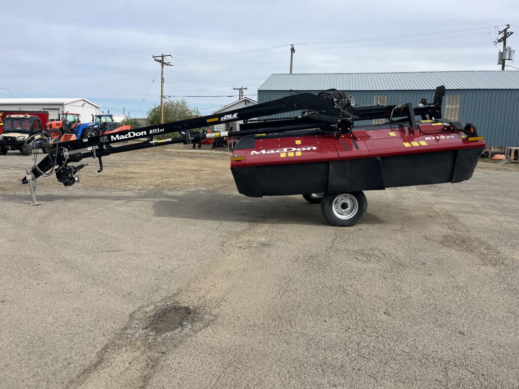 *END OF SEASON PRICING* 2024 MacDon R113PT Mower Conditioner W/ Transport 1