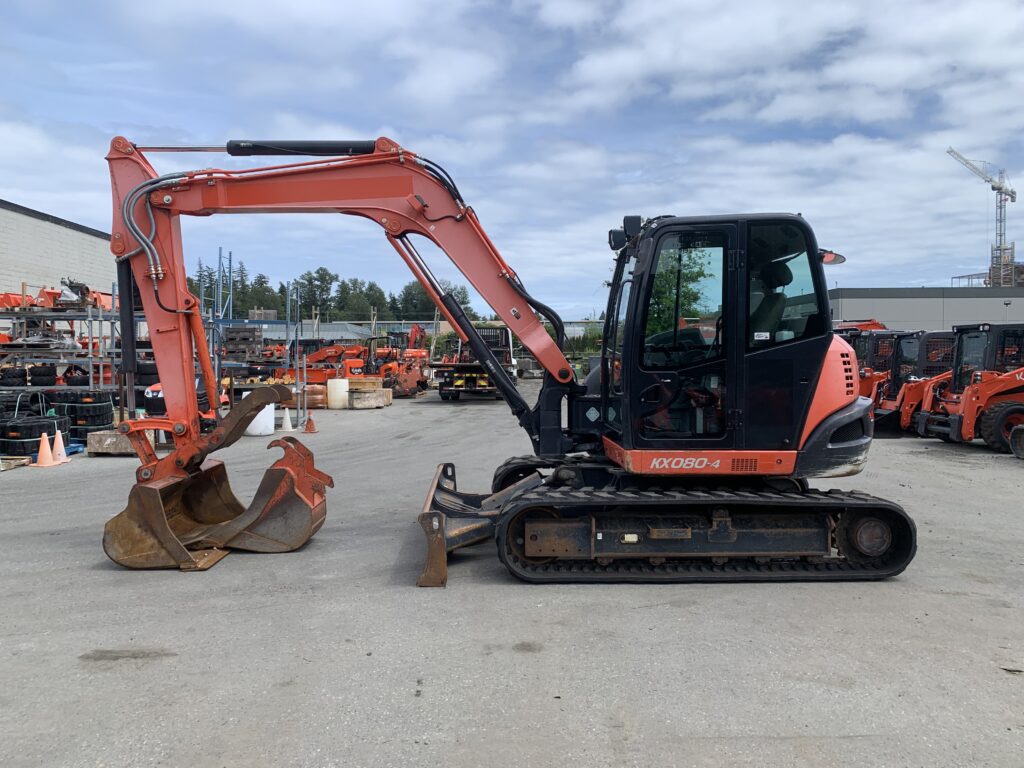 2018 Kubota KX080-4S 1