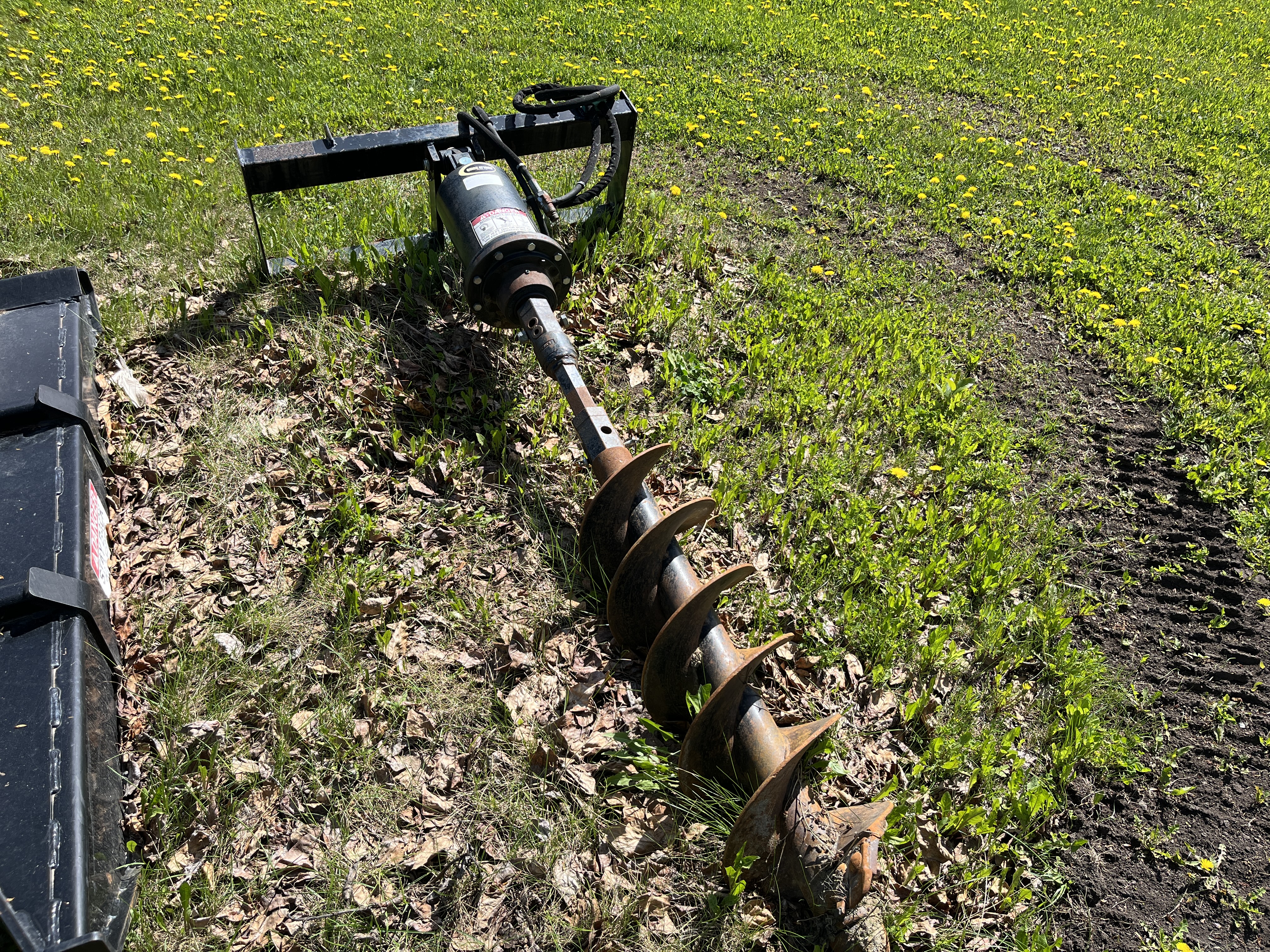 Skid Steer Post Hole Auger
