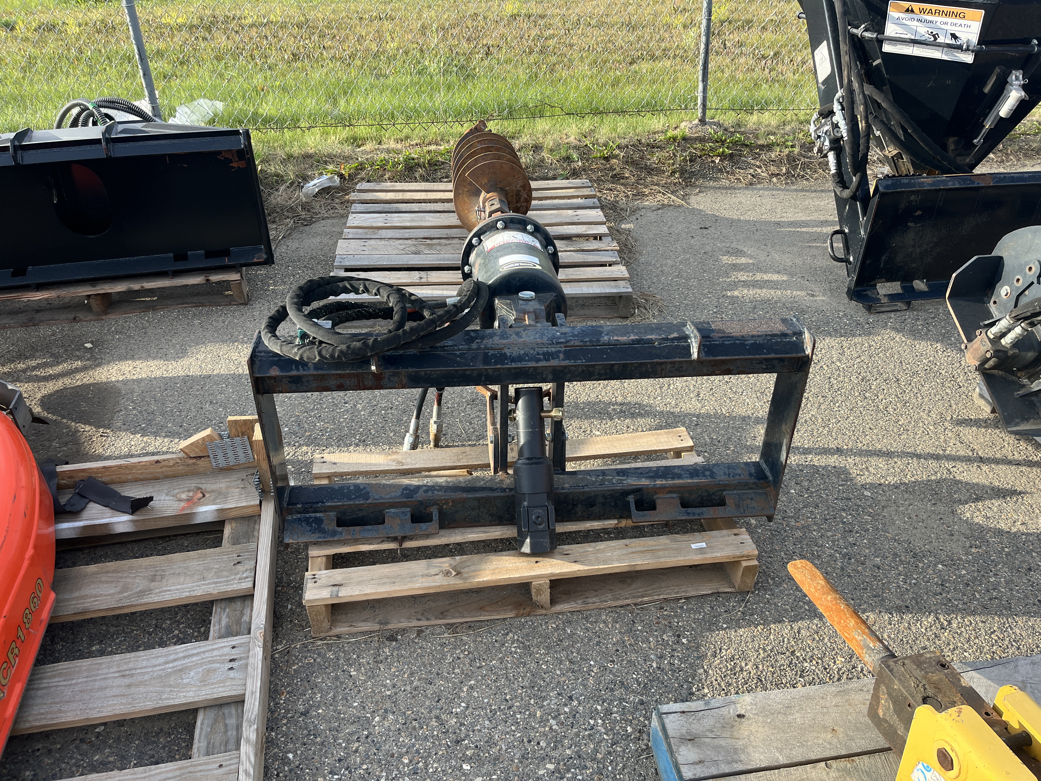 Skid Steer Post Hole Auger 1