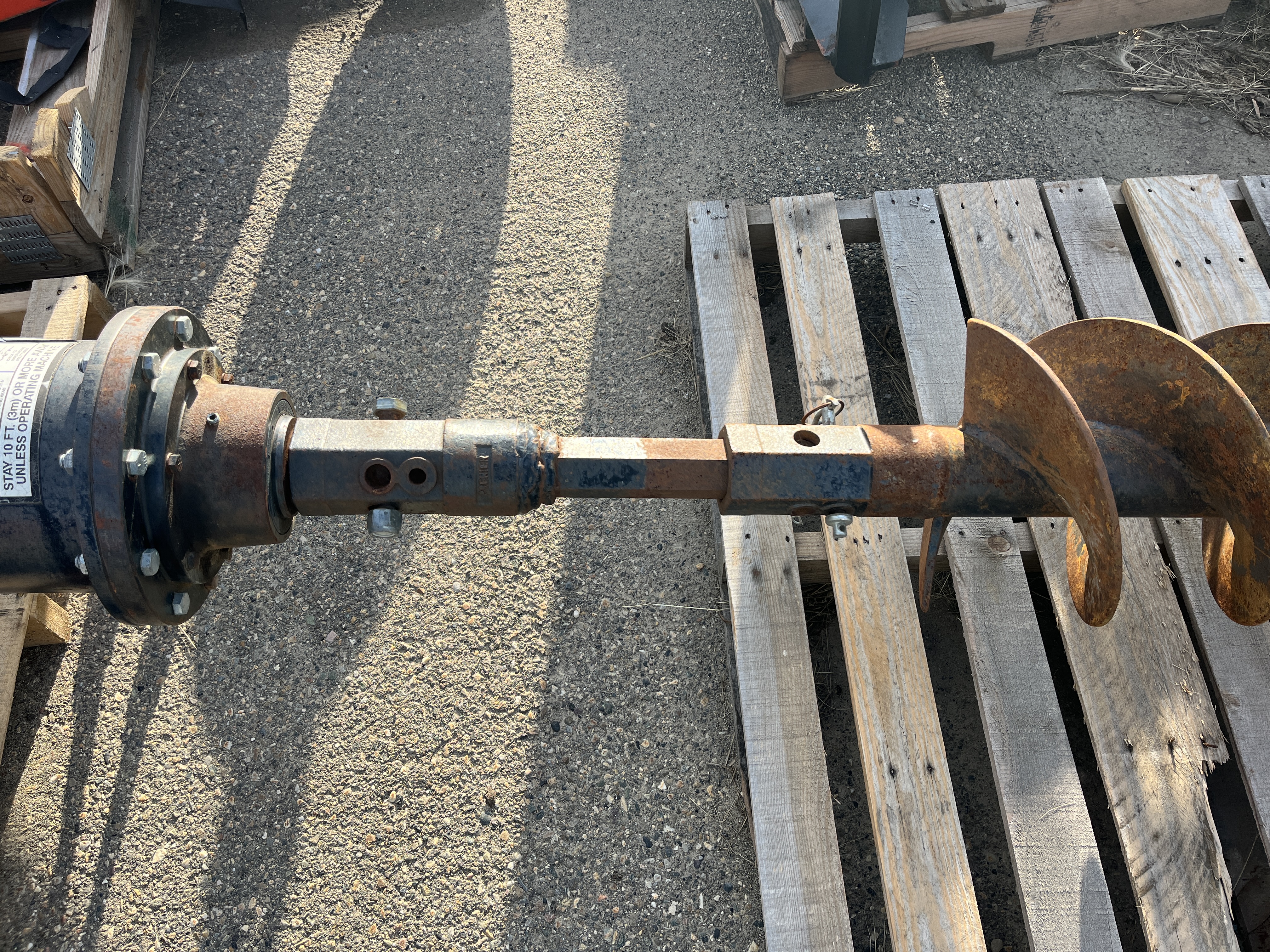 Skid Steer Post Hole Auger 2