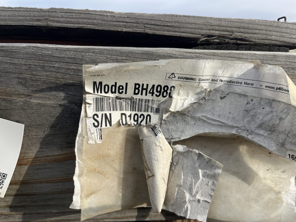 Kubota BH4988 Backhoe Subframe Kit For BH77 (Fits L2502, L3302 & L3902)
