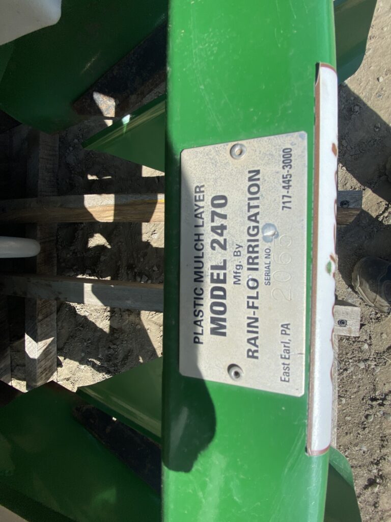 2017 Rain-Flo 2470 Plastic Mulch Layer 3