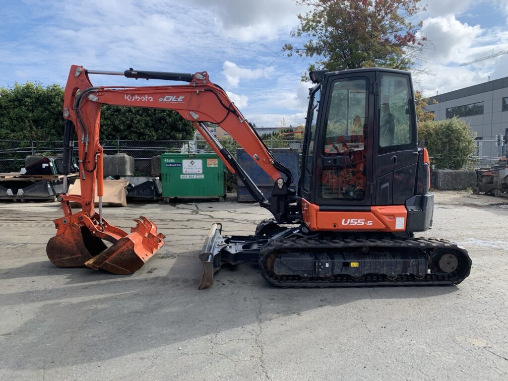 2023 U55-5 w/ Angle Blade, 715 Hours 1